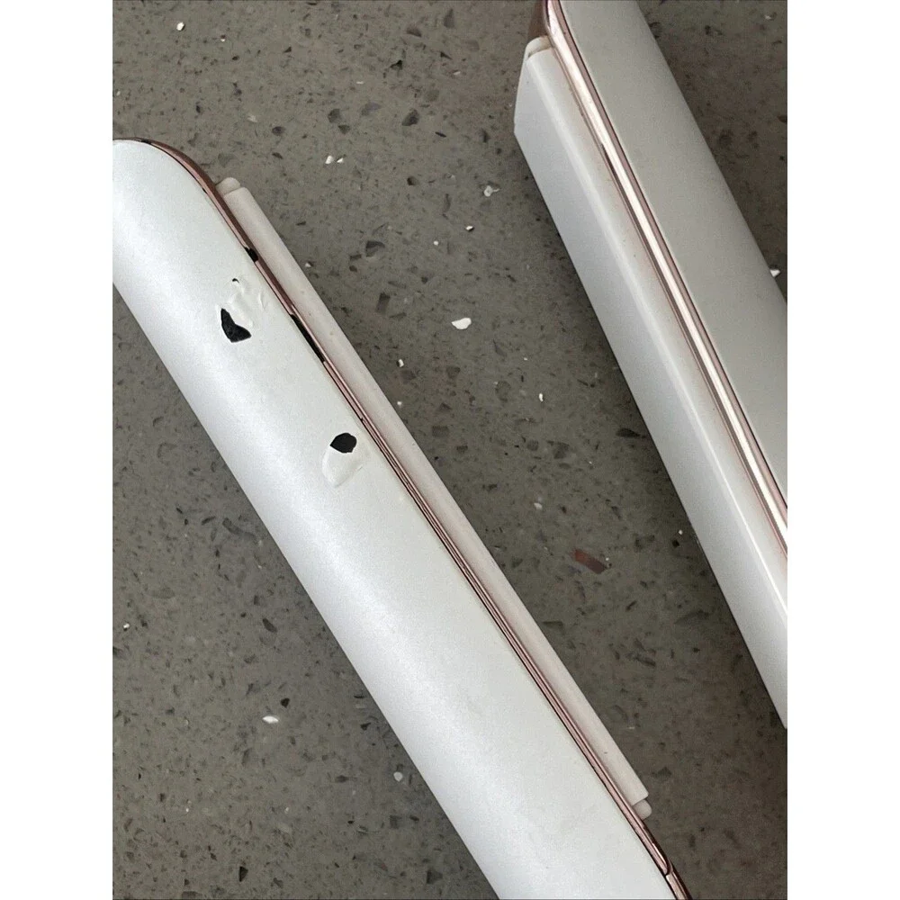 T3 - Smooth ID 1” Smart Flat Iron with Touch Interface White & Rose Gold tested